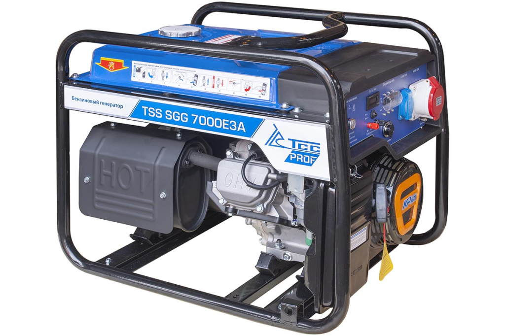 Бензиновый генератор 7 кВт с АВР TSS SGG 7000E3A 033524