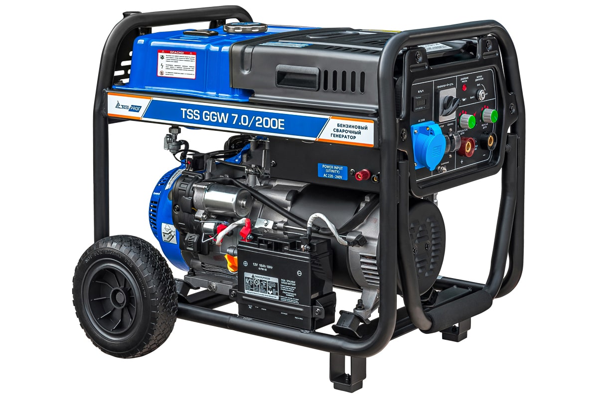 картинка Бензиновый сварочный генератор TSS PROF GGW 7.0/200E